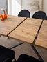 Hanah Home Mesa de Comedor Extensible Marrón